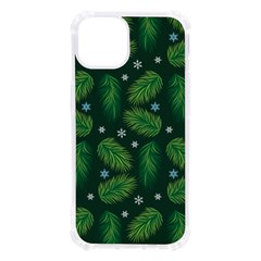 Leaves Snowflake Pattern Holiday Iphone 13 Tpu Uv Print Case by Pakjumat