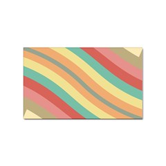 Pattern Design Abstract Pastels Sticker Rectangular (100 Pack) by Pakjumat