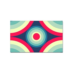 Circle Pattern Repeat Design Sticker Rectangular (10 Pack) by Pakjumat