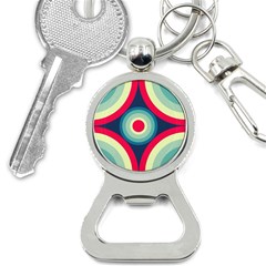 Circle Pattern Repeat Design Bottle Opener Key Chain by Pakjumat