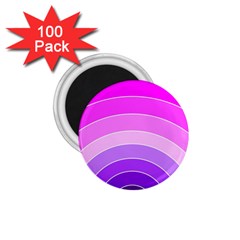 Pink Rainbow Purple Design Pattern 1 75  Magnets (100 Pack)  by Pakjumat