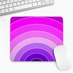 Pink Rainbow Purple Design Pattern Large Mousepad by Pakjumat