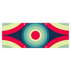 Circle Pattern Repeat Design Banner And Sign 8  X 3 