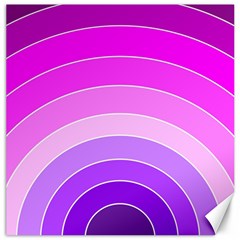 Pink Rainbow Purple Design Pattern Canvas 12  X 12 