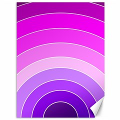 Pink Rainbow Purple Design Pattern Canvas 36  X 48 