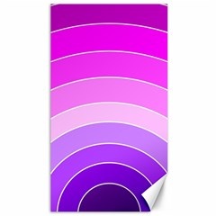 Pink Rainbow Purple Design Pattern Canvas 40  X 72 