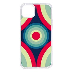 Circle Pattern Repeat Design Iphone 14 Plus Tpu Uv Print Case