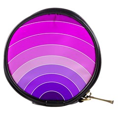 Pink Rainbow Purple Design Pattern Mini Makeup Bag