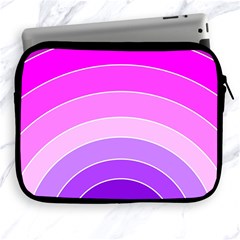 Pink Rainbow Purple Design Pattern Apple Ipad 2/3/4 Zipper Cases by Pakjumat