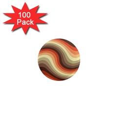 Twirl Swirl Waves Pattern 1  Mini Magnets (100 Pack)  by Pakjumat