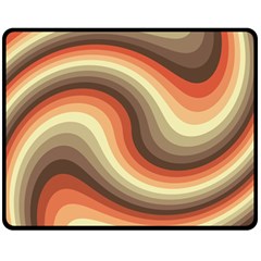 Twirl Swirl Waves Pattern Fleece Blanket (medium) by Pakjumat