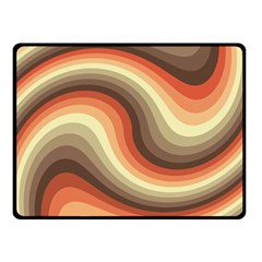 Twirl Swirl Waves Pattern Fleece Blanket (small) by Pakjumat