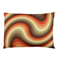 Twirl Swirl Waves Pattern Pillow Case (two Sides) by Pakjumat