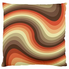 Twirl Swirl Waves Pattern Standard Premium Plush Fleece Cushion Case (one Side)