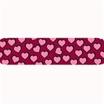 Pattern Pink Abstract Heart Large Bar Mat 32 x8.5  Bar Mat