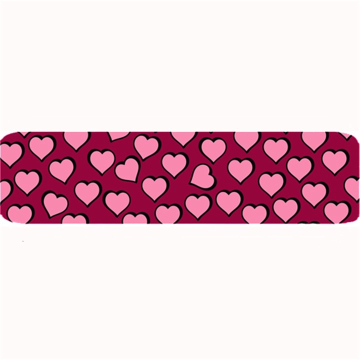 Pattern Pink Abstract Heart Large Bar Mat