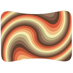 Twirl Swirl Waves Pattern Velour Seat Head Rest Cushion