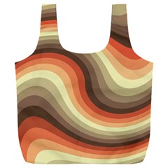 Twirl Swirl Waves Pattern Full Print Recycle Bag (xxxl) by Pakjumat