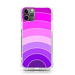 Pink Rainbow Purple Design Pattern Iphone 11 Pro 5 8 Inch Tpu Uv Print Case by Pakjumat