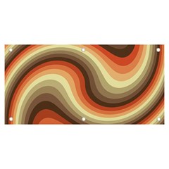 Twirl Swirl Waves Pattern Banner And Sign 6  X 3 