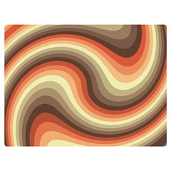 Twirl Swirl Waves Pattern Premium Plush Fleece Blanket (extra Small) by Pakjumat