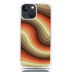 Twirl Swirl Waves Pattern Iphone 13 Mini Tpu Uv Print Case by Pakjumat