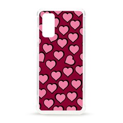 Pattern Pink Abstract Heart Samsung Galaxy S20 6 2 Inch Tpu Uv Case by Pakjumat