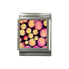 Wood Firewood Wooden Italian Charm (13mm) by Pakjumat