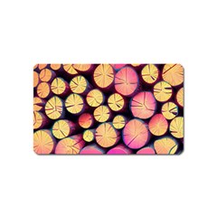 Wood Firewood Wooden Magnet (name Card) by Pakjumat