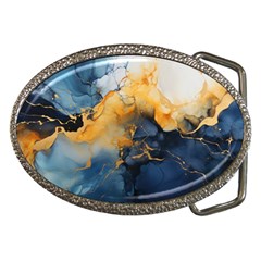 Abstract Marble Design Background Belt Buckles by Pakjumat