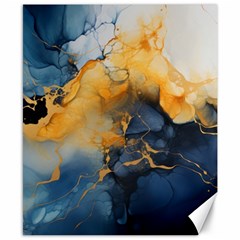 Abstract Marble Design Background Canvas 8  X 10  by Pakjumat