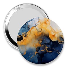 Abstract Marble Design Background 3  Handbag Mirrors by Pakjumat