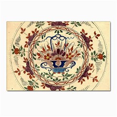 Vintage Antique Plate China Postcard 4 x 6  (pkg Of 10) by Pakjumat