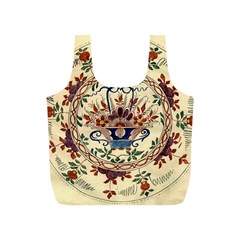 Vintage Antique Plate China Full Print Recycle Bag (s) by Pakjumat