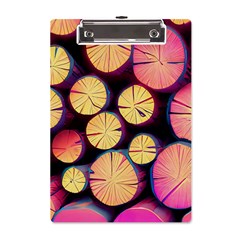 Wood Firewood Wooden A5 Acrylic Clipboard by Pakjumat