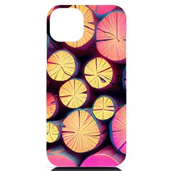 Wood Firewood Wooden Iphone 14 Plus Black Uv Print Case by Pakjumat