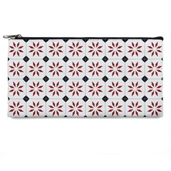 Tile Pattern Design Flowers Pencil Case by Pakjumat