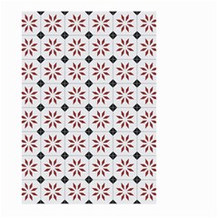 Tile Pattern Design Flowers Large Garden Flag (two Sides) by Pakjumat