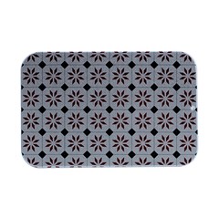 Tile Pattern Design Flowers Open Lid Metal Box (silver)   by Pakjumat