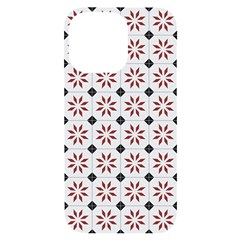 Tile Pattern Design Flowers Iphone 14 Pro Max Black Uv Print Case by Pakjumat