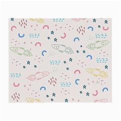 Spaceship Pattern Star Small Glasses Cloth (2 Sides) by Pakjumat