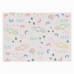 Spaceship Pattern Star Large Glasses Cloth by Pakjumat