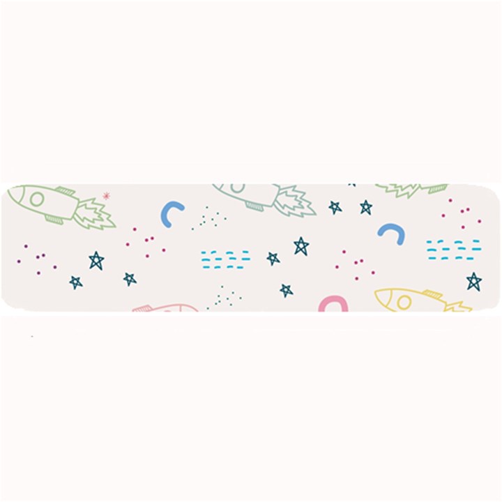 Spaceship Pattern Star Large Bar Mat