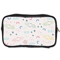 Spaceship Pattern Star Toiletries Bag (two Sides) by Pakjumat