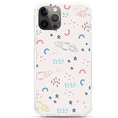 Spaceship Pattern Star Iphone 12 Pro Max Tpu Uv Print Case by Pakjumat