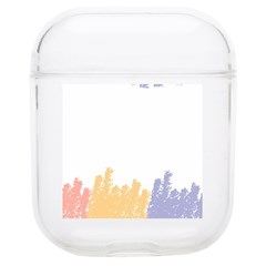 Border Frame Colorful Brush Strokes Airpods 1/2 Case by Pakjumat