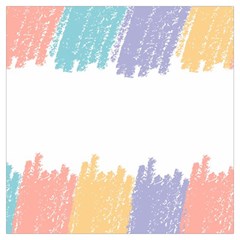 Border Frame Colorful Brush Strokes Lightweight Scarf  by Pakjumat