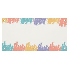 Border Frame Colorful Brush Strokes Banner And Sign 6  X 3  by Pakjumat