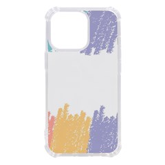 Border Frame Colorful Brush Strokes Iphone 13 Pro Tpu Uv Print Case by Pakjumat