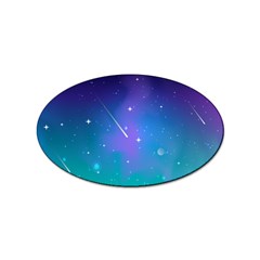 Stars Sky Cosmos Galaxy Sticker (oval) by Pakjumat